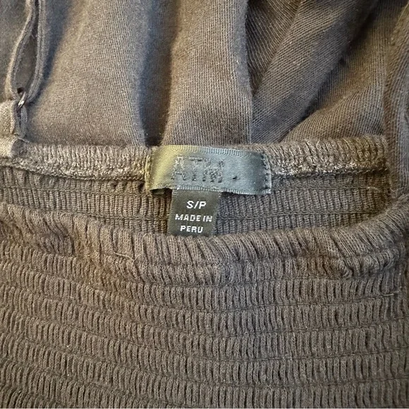 ATM Anthony Thomas Melillo Black Cotton Smocked Jumpsuit Small - Picture 6 of 7